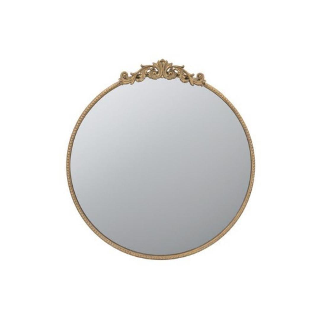 Round Gold Mirror 81cm image 0
